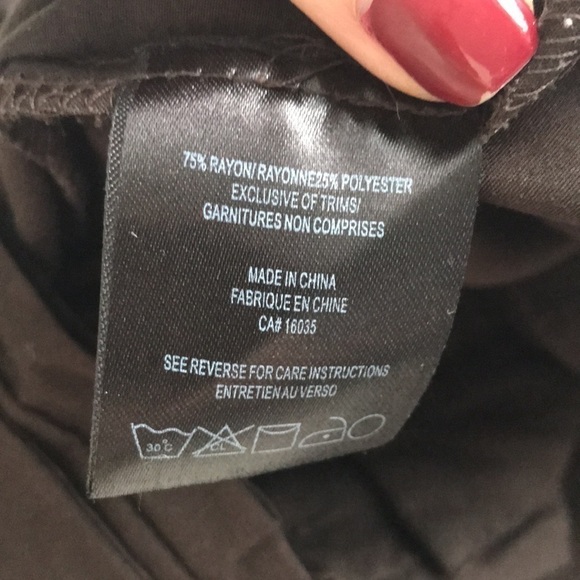 CYNTHIA Rowley brown paper bag waist high rise trouser pants 8 - Picture 7 of 10